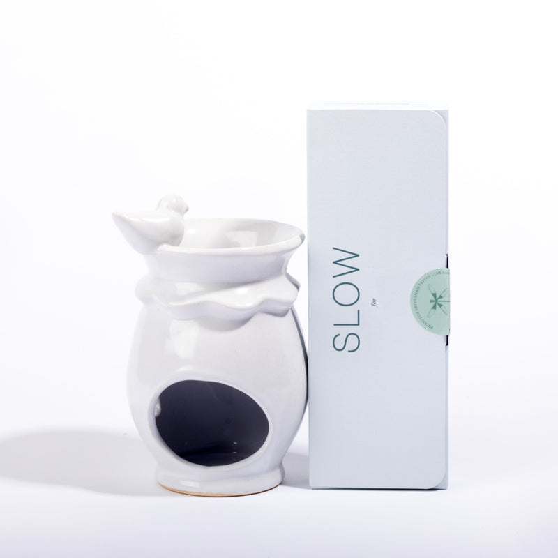 Fundidor de cera aromática Branco