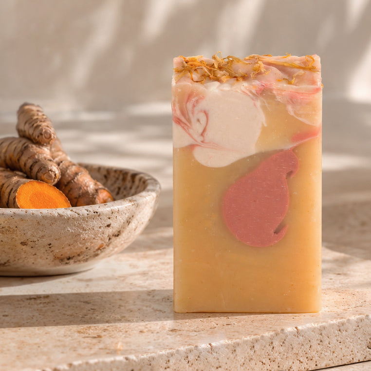 Sabonete Artesanal de Curcuma e Gengibre | SLOW