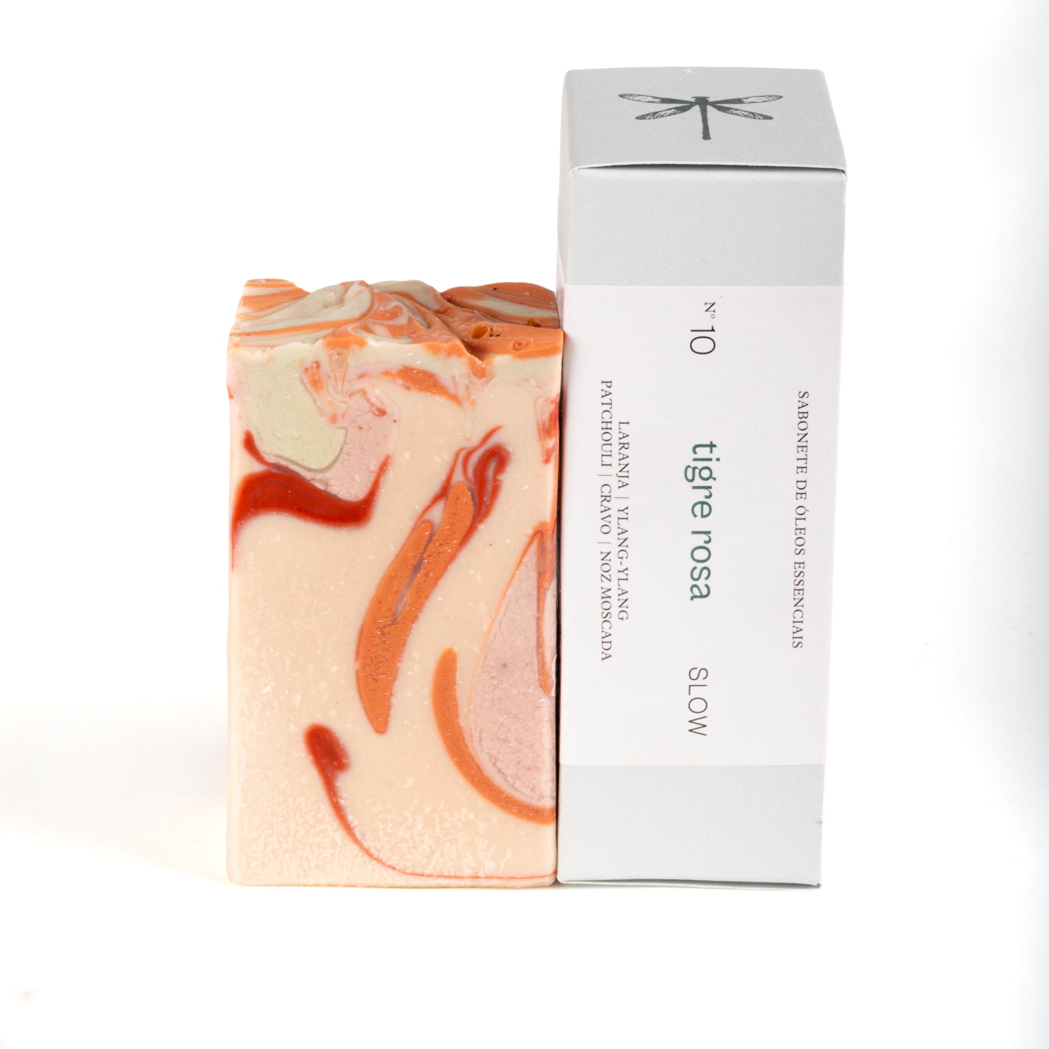 Sabonete Tigre Rosa - Laranja, Ylang-ylang, Patchouli, Cravo e Noz-moscada