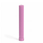Vela castical decorativa rosa com aroma de jasmim, da SLOW, raiada, vertida à mão